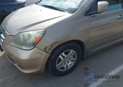 2005 Honda Odyssey Ex-L from USA, damaged, VIN 5FNRL38615B407908